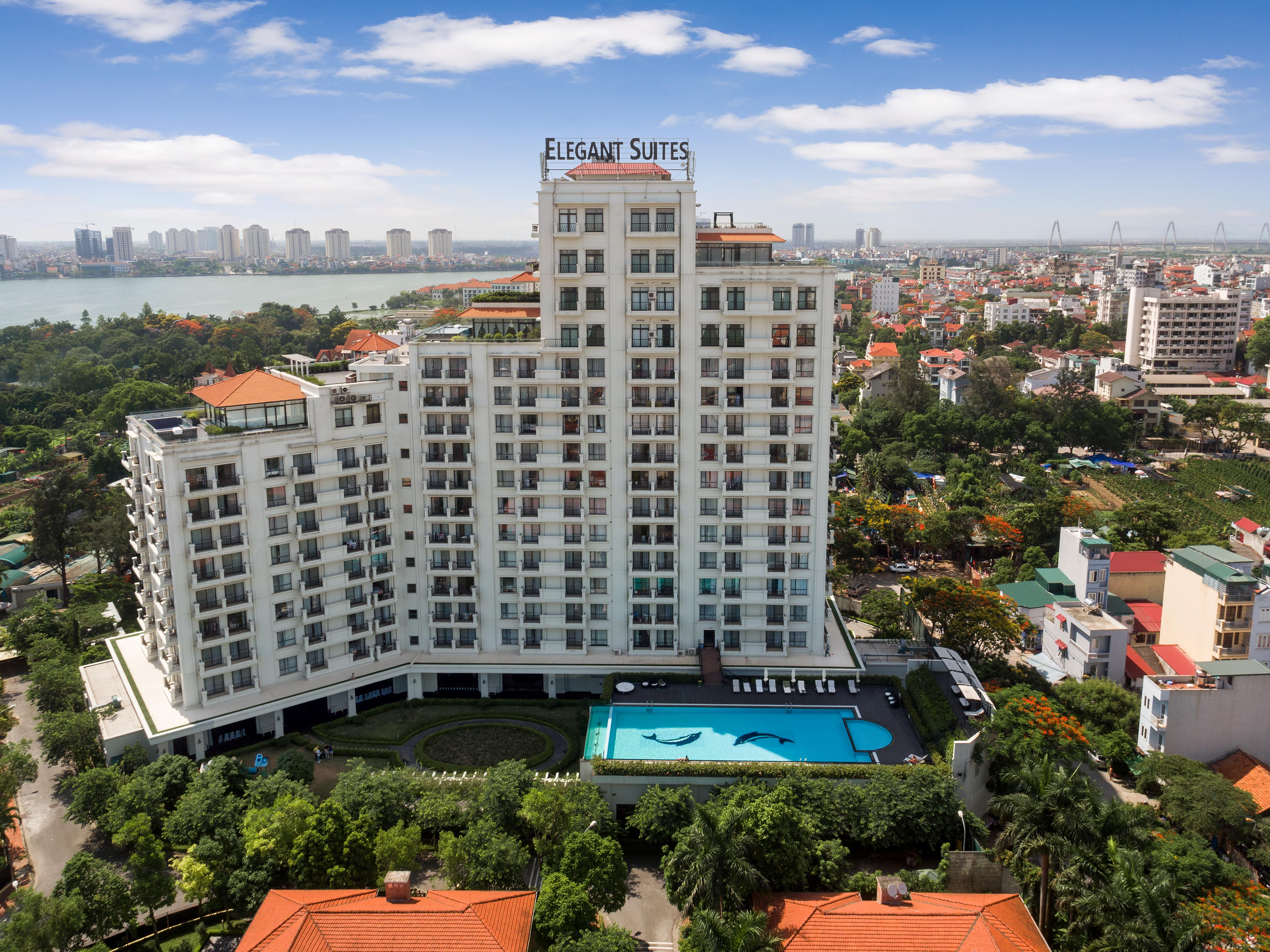 Elegant Suites Westlake Hanoj Exteriér fotografie