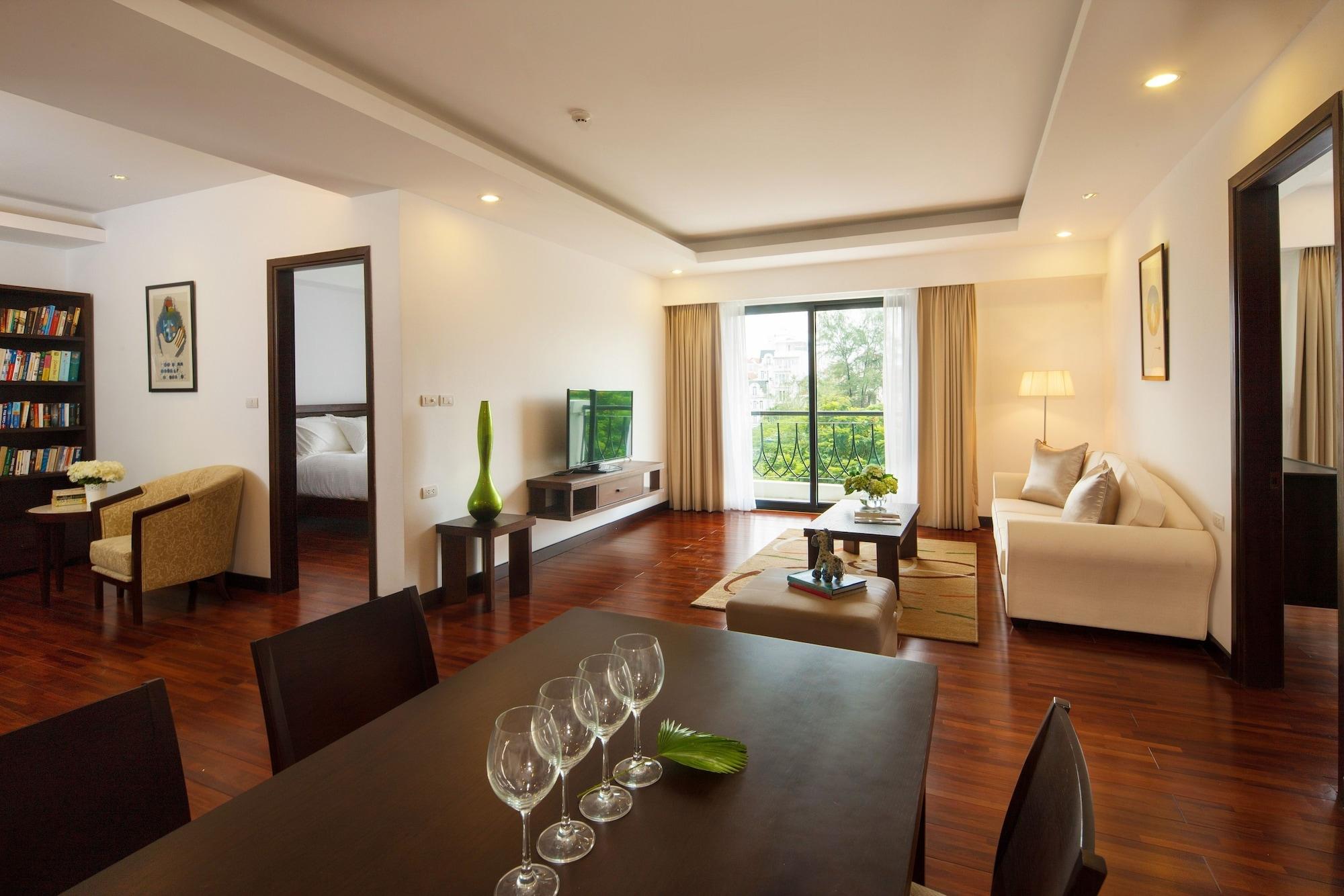 Elegant Suites Westlake Hanoj Exteriér fotografie