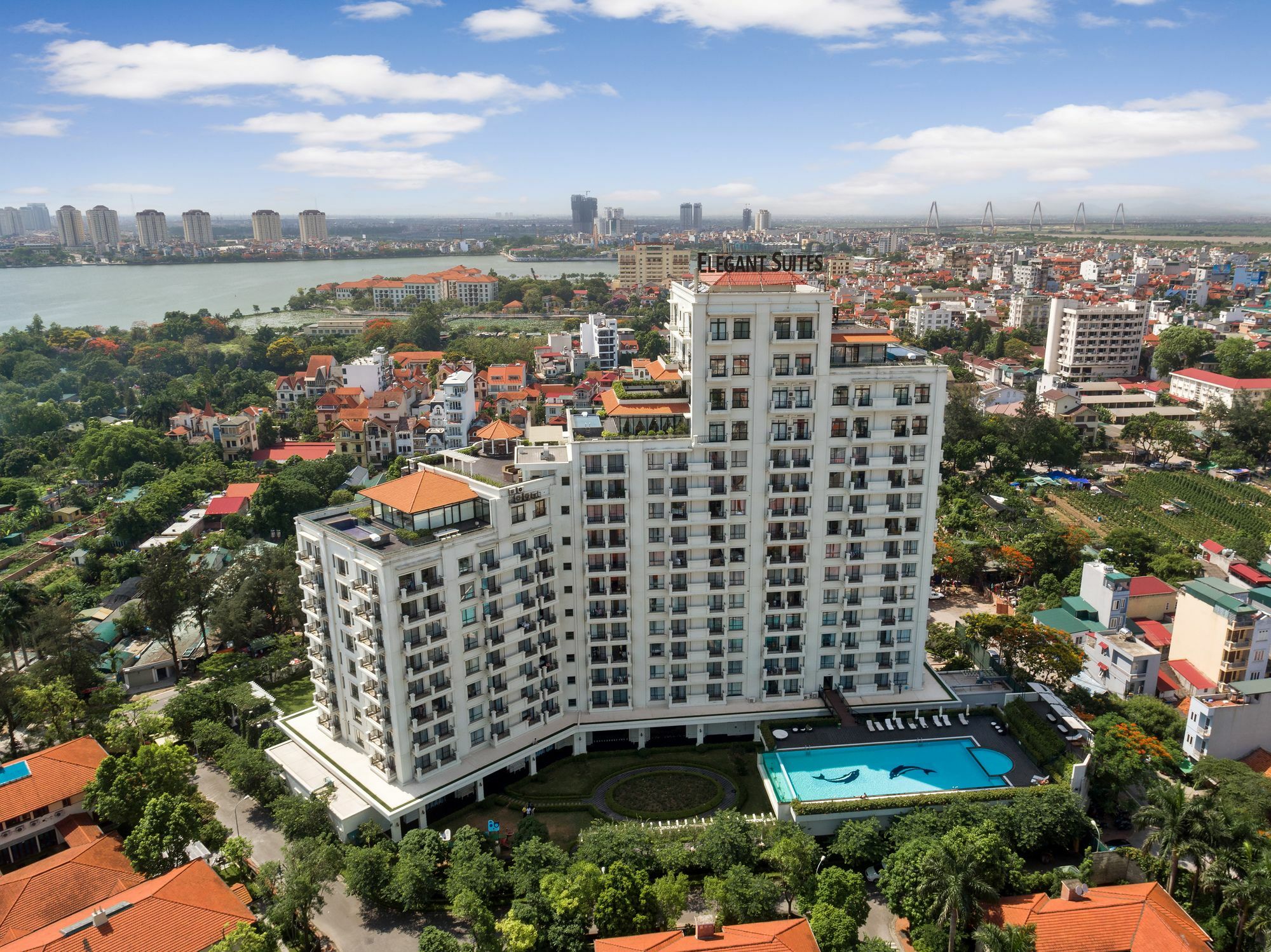 Elegant Suites Westlake Hanoj Exteriér fotografie